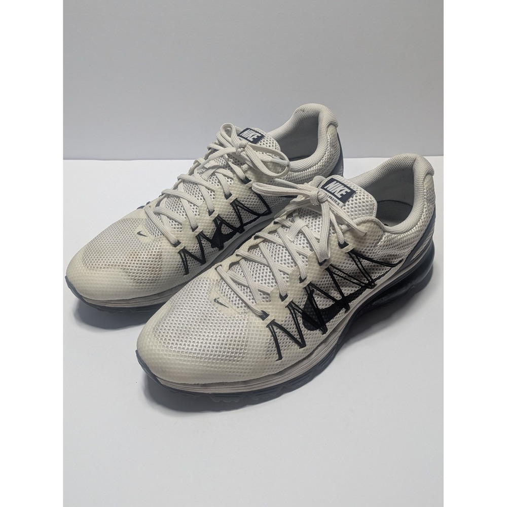 Nike Mens Air Max Excellerate 3 Running Shoes White Black 703072-103 Size 13